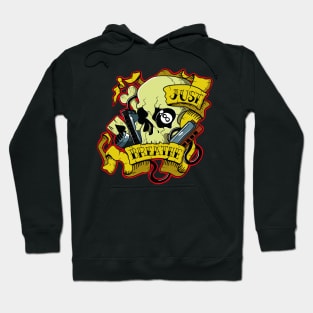 Just Breath Skull Hoodie